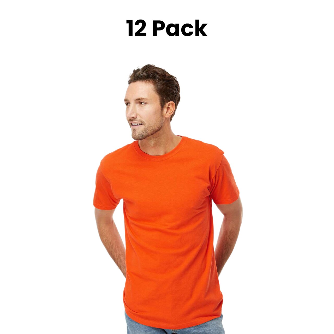12 Pack: M&O Gold Soft Touch Short Sleeve Crewneck T-Shirt For Layering Outfits